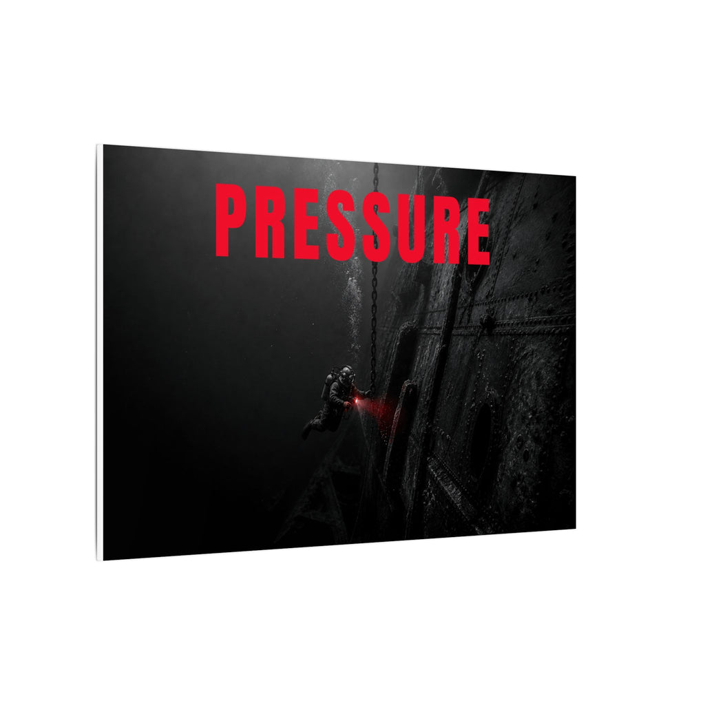 Control the Pressure - Gym Wall Art | Canvas (Landscape)
