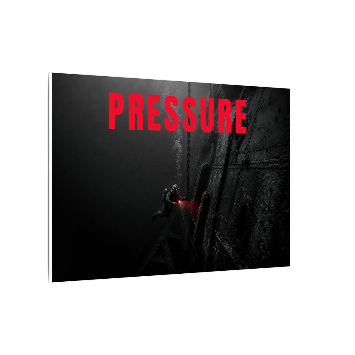 Control the Pressure - Gym Wall Art | Canvas (Landscape)
