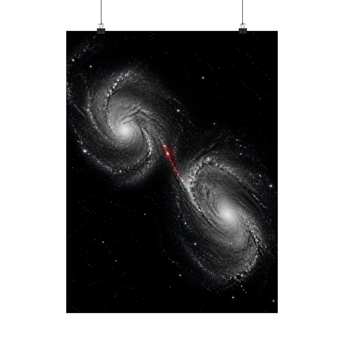 Collision Course - Space Wall Art | Matte Poster