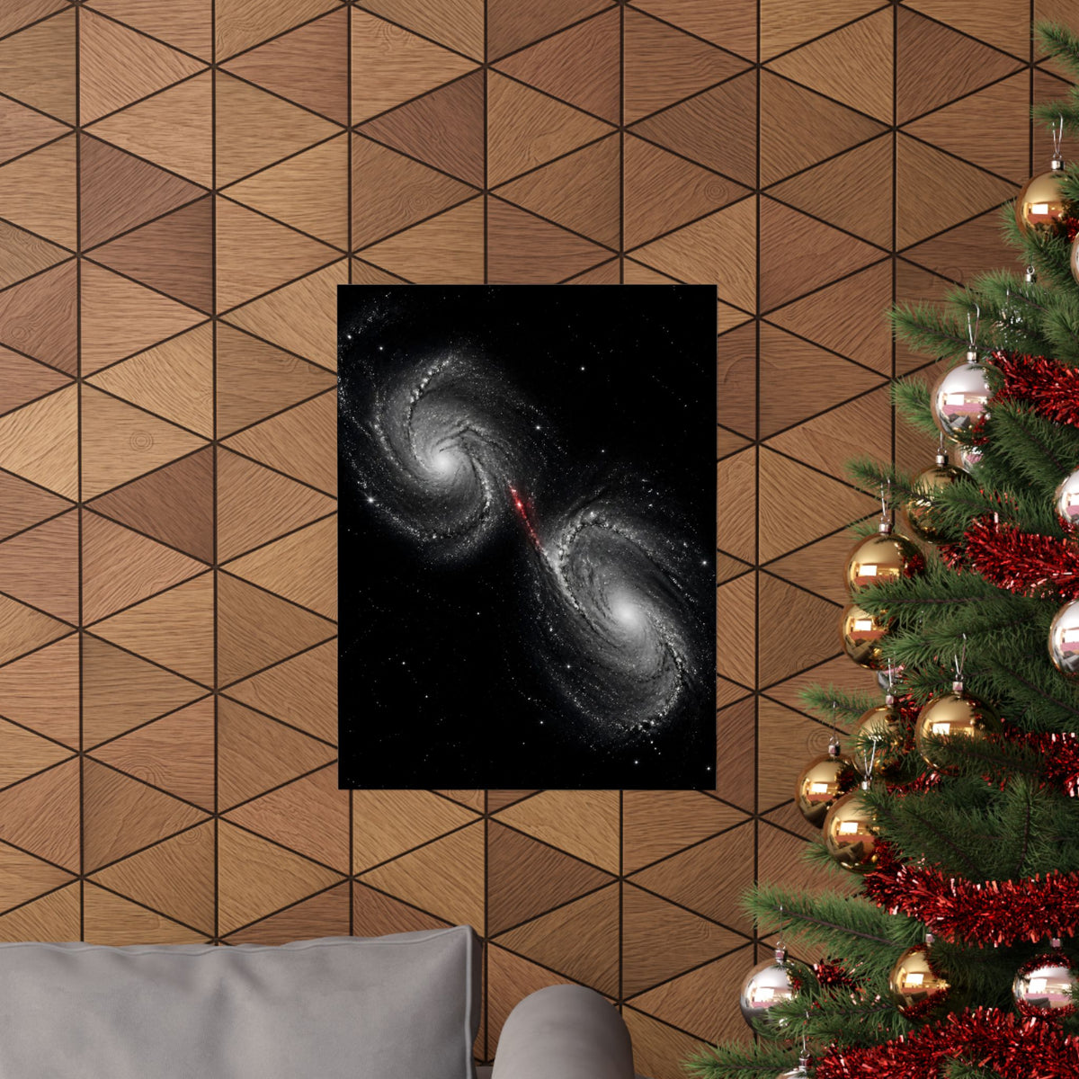 Collision Course - Space Wall Art | Matte Poster