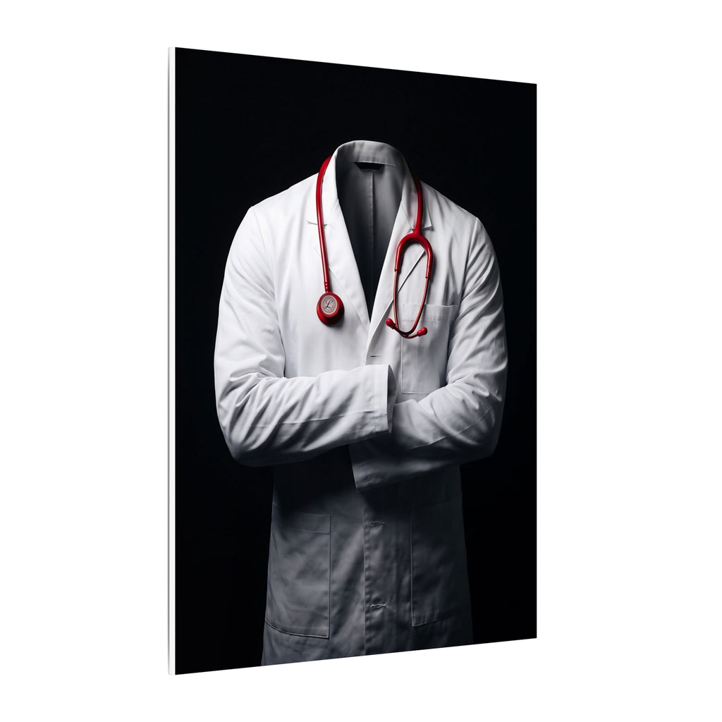 The White Coat - Doctor's Office Wall Art | Canvas