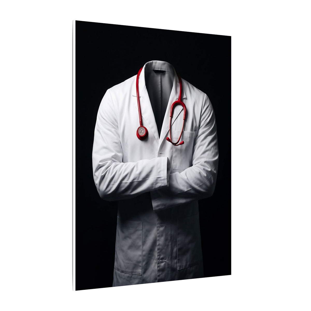 The White Coat - Doctor's Office Wall Art | Canvas