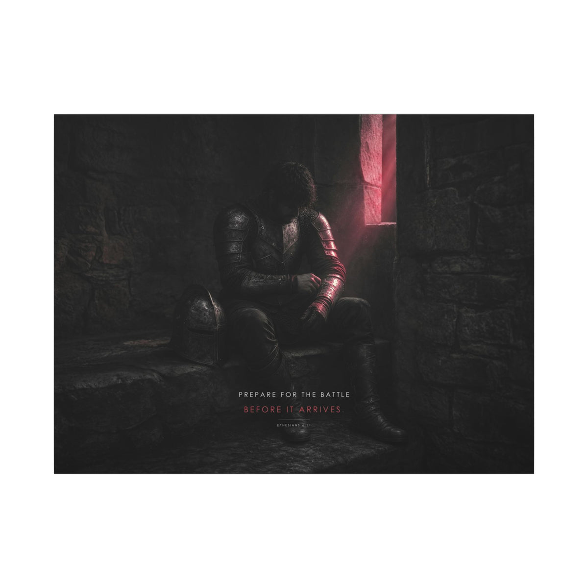 Before the Battle - Armor of God Wall Art | Canvas (Landscape)