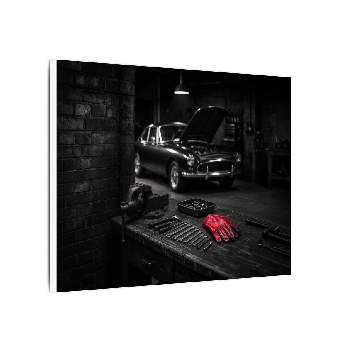 Built, Not Bought - Garage Wall Art | Canvas (Landscape)