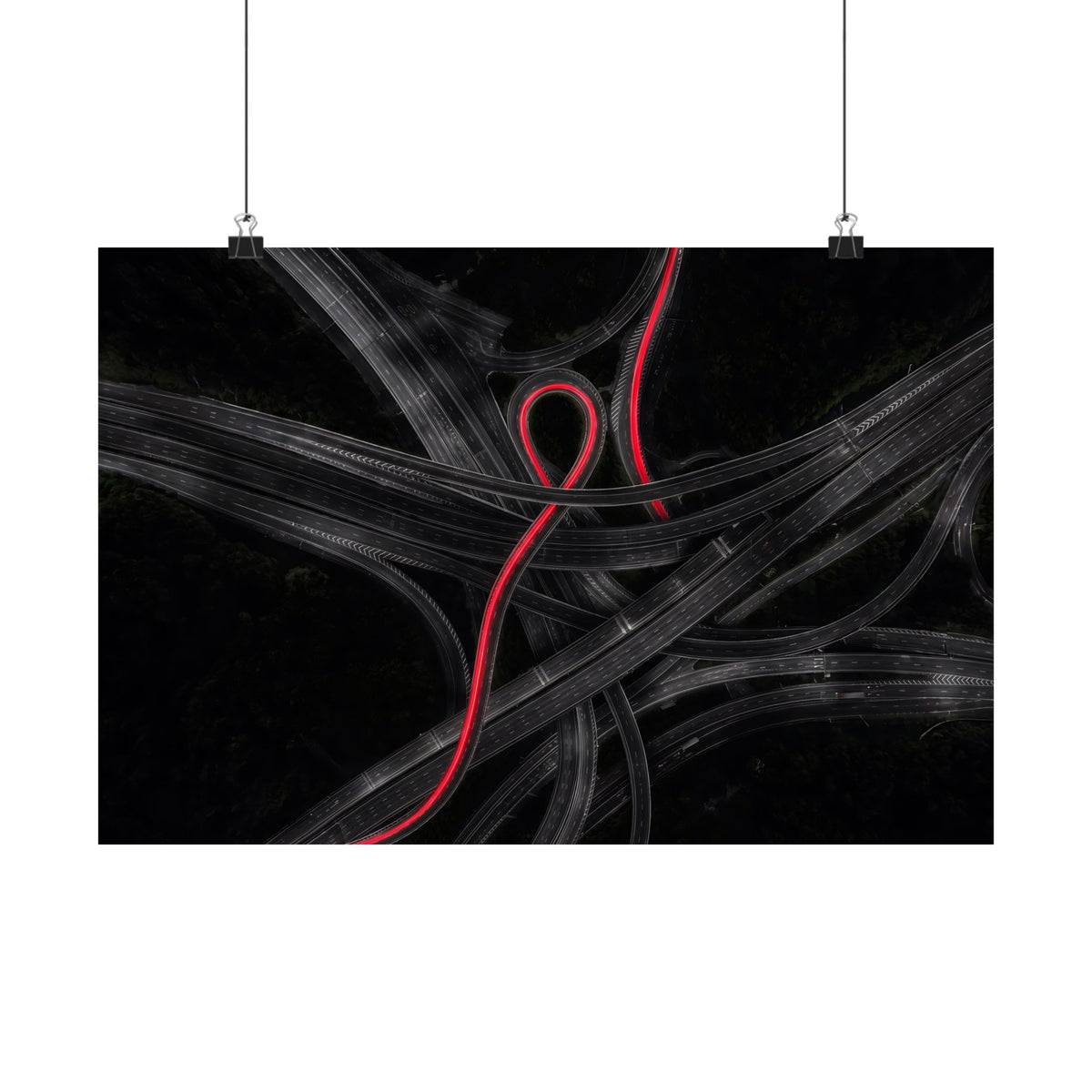 The Route - Car Wall Art | Matte Poster (Landscape)