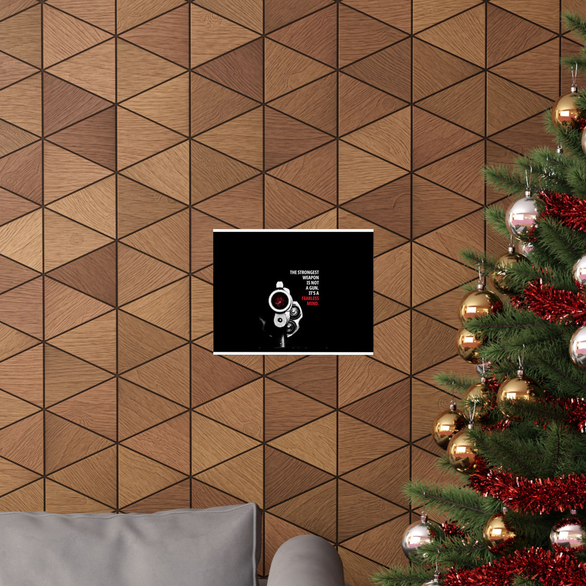 A Fearless Mind - Mindset Wall Art | Matte Poster (Landscape)