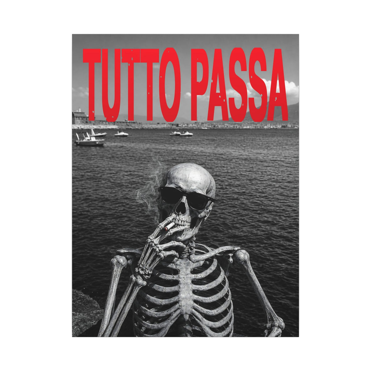 Tutto Passa - Skeleton Painting | Canvas