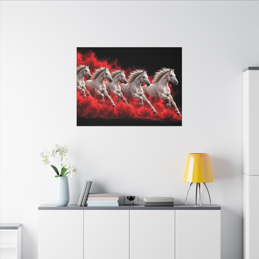 Stampede - Horse Wall Art | Canvas (Landscape)