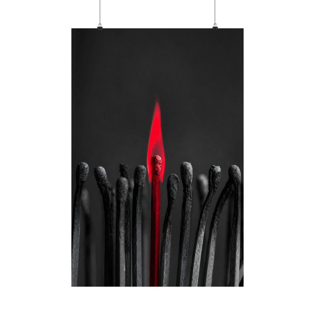 The One Still Burning - Office Wall Art For Men | Matte Poster