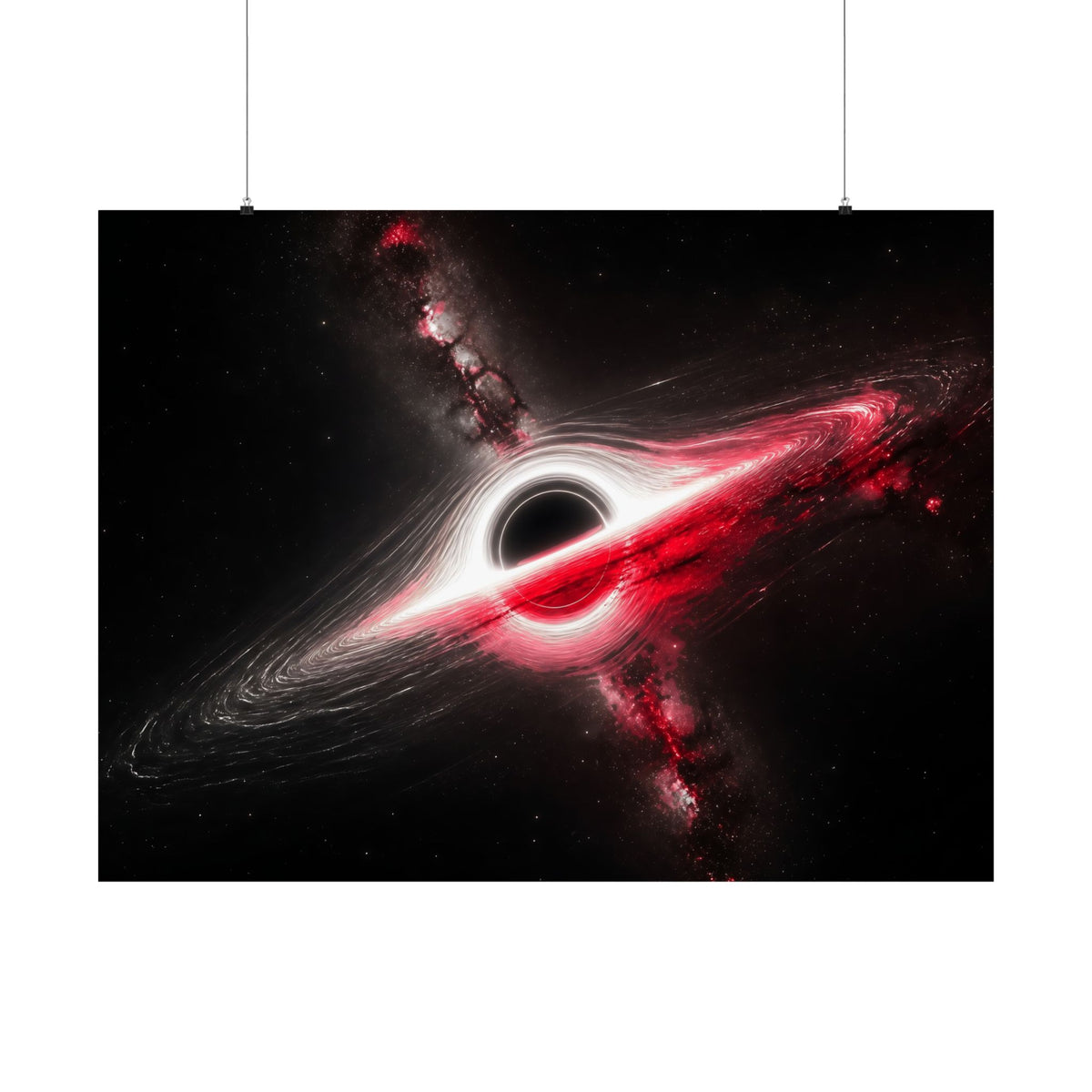 Event Horizon - Space Wall Art | Matte Poster (Landscape)