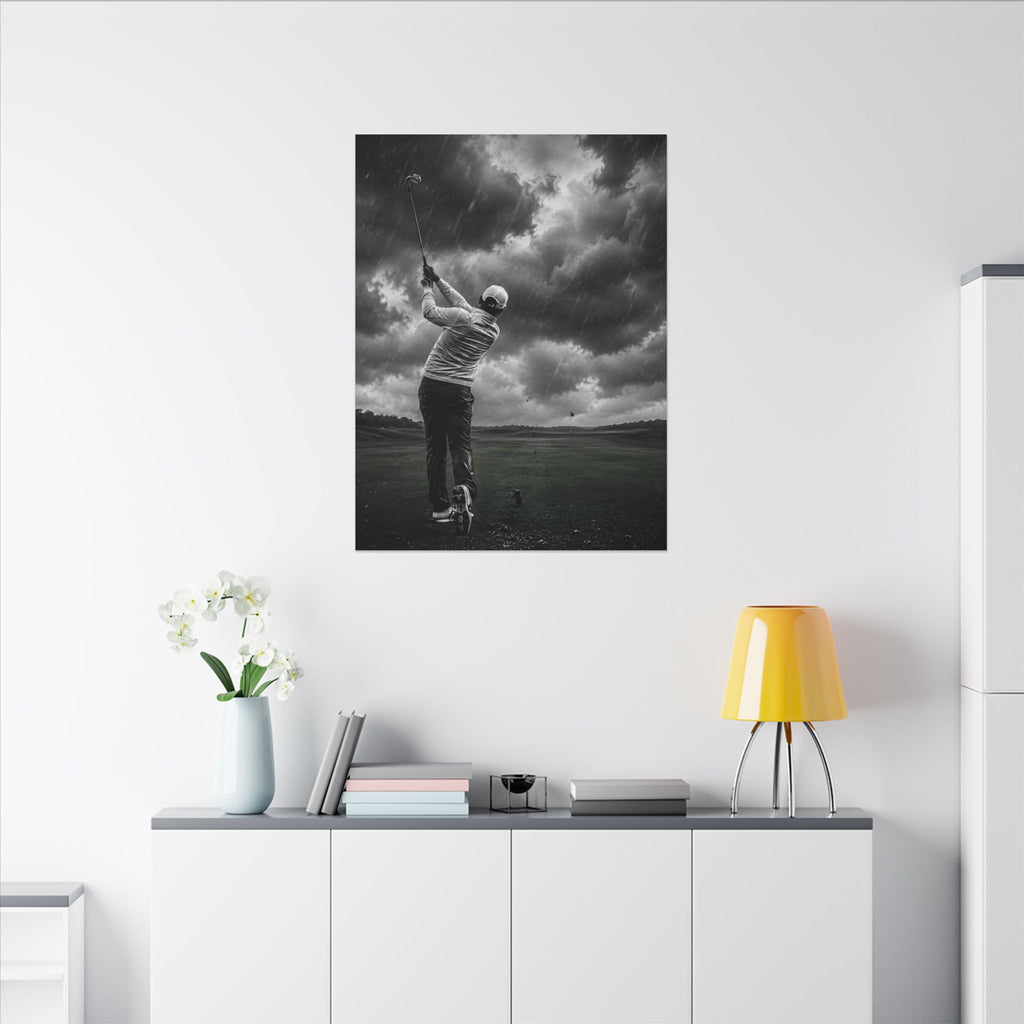 Storm Round - Golf Wall Art | Canvas