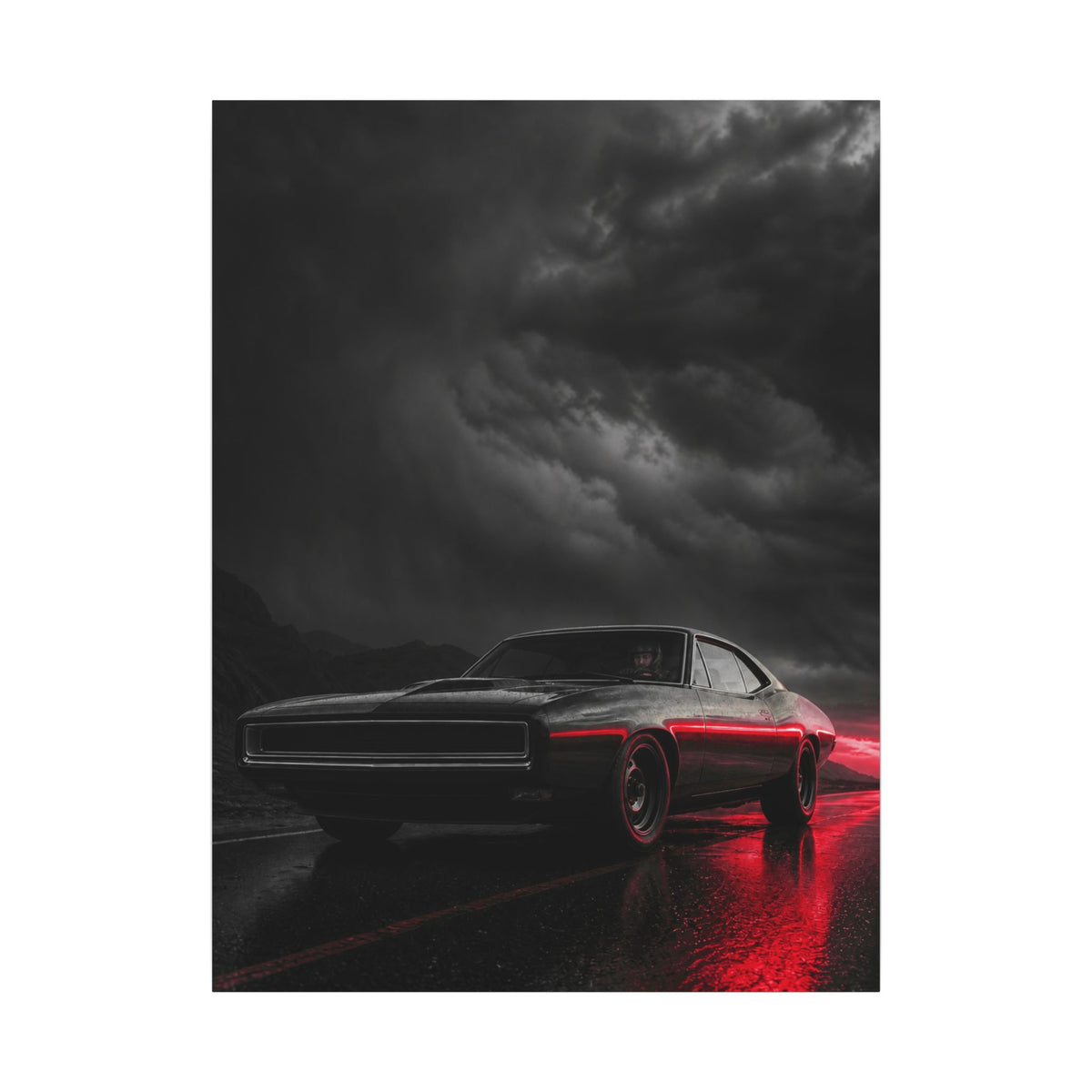 Desert Muscle - Muscle Car Wall Art | Canvas