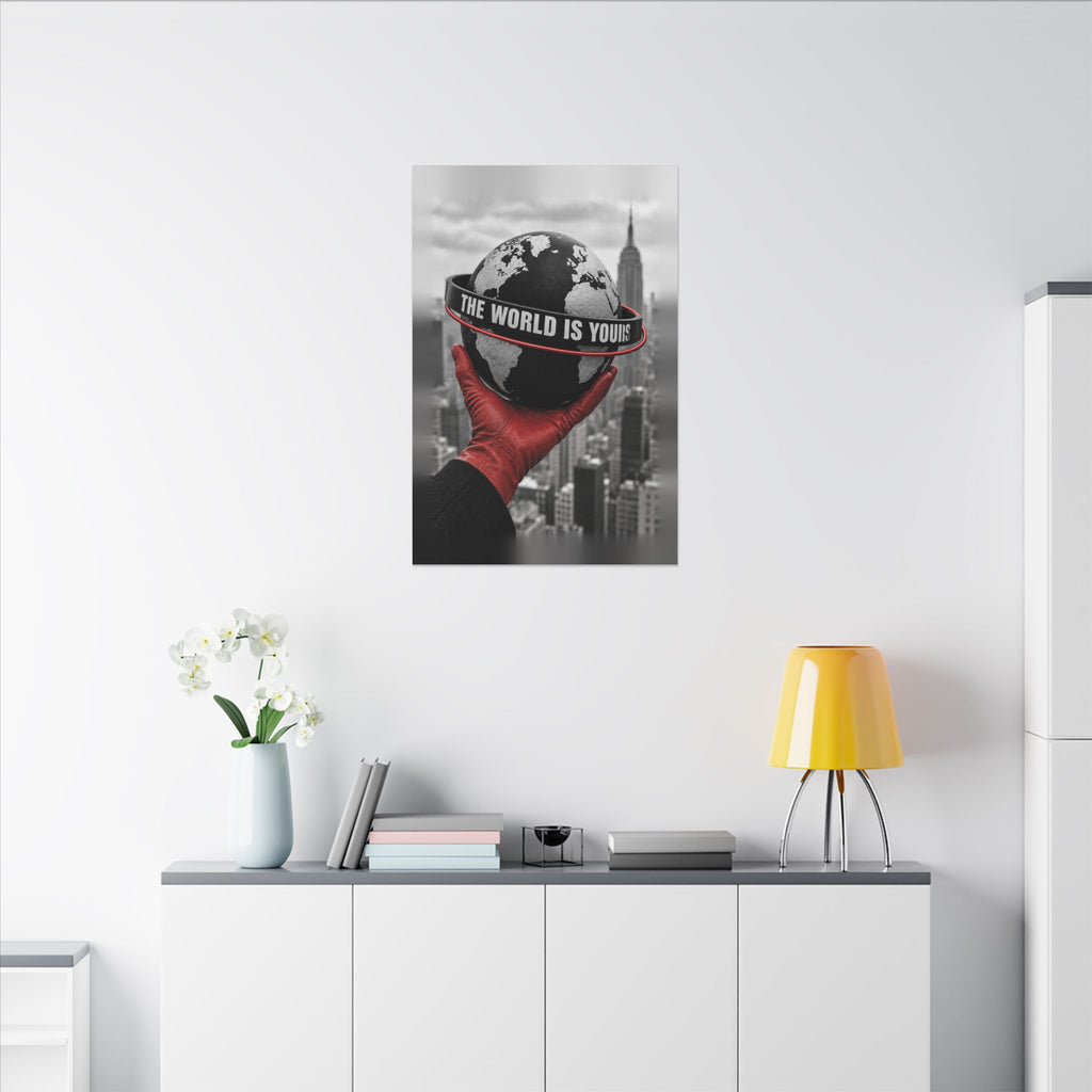 The World Is Yours - Money Wall Art | Canvas