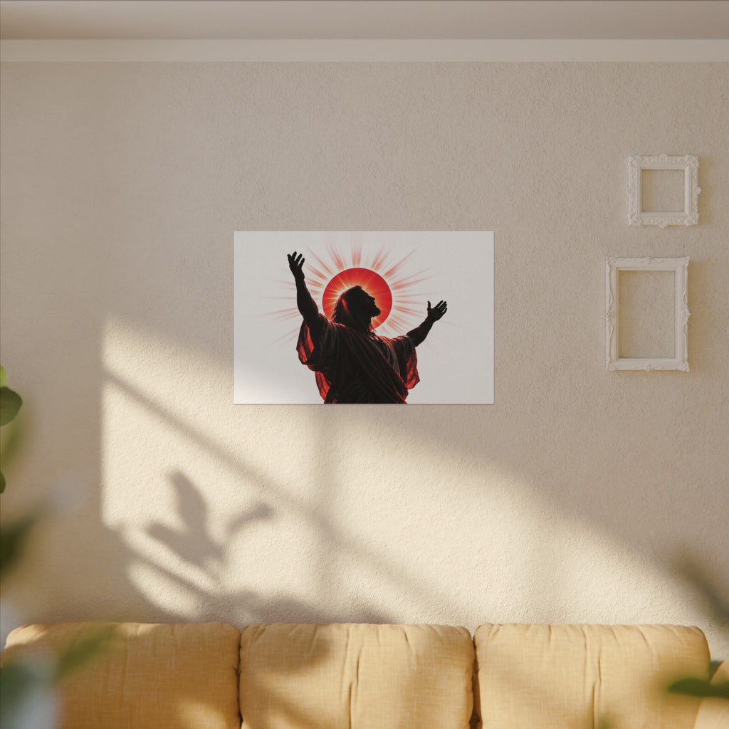Red Sun Victory - Christian Wall Art | Canvas (Landscape)