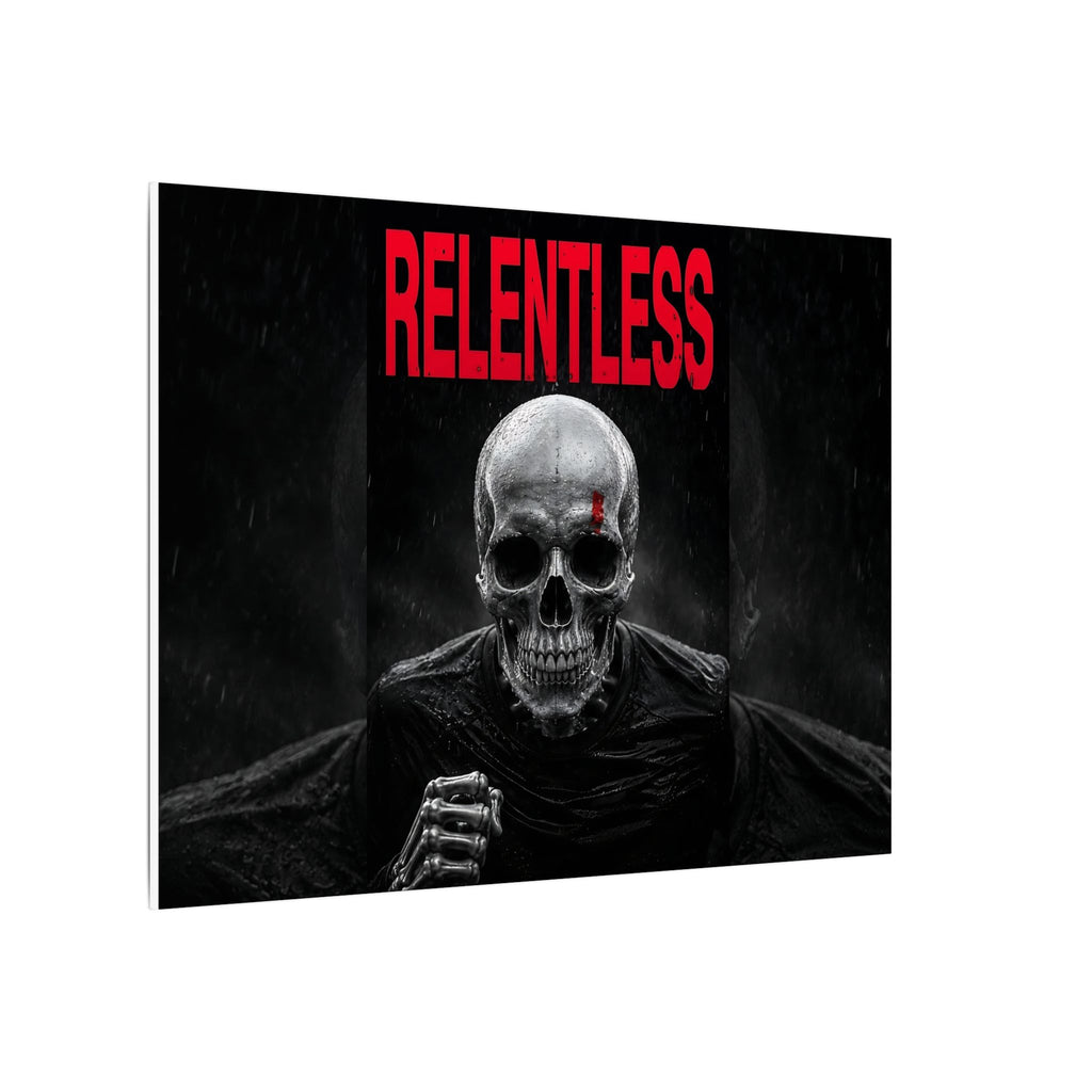 Relentless - Skull Wall Art | Canvas (Landscape)
