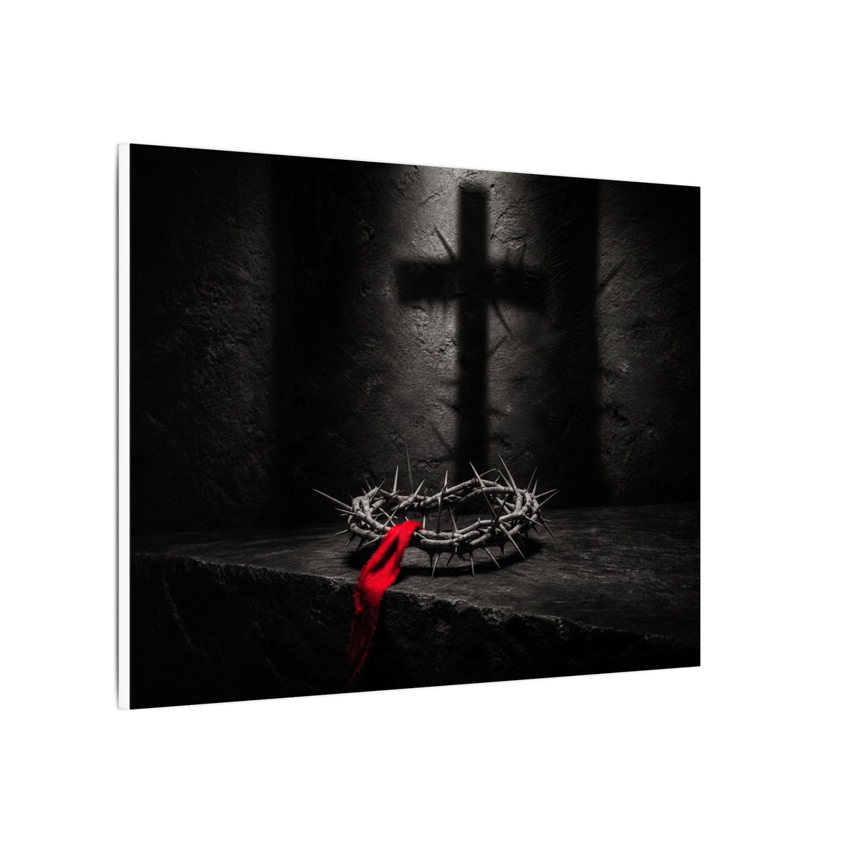 Crown and Shadow - Crown of Thorns Wall Art | Canvas (Landscape)