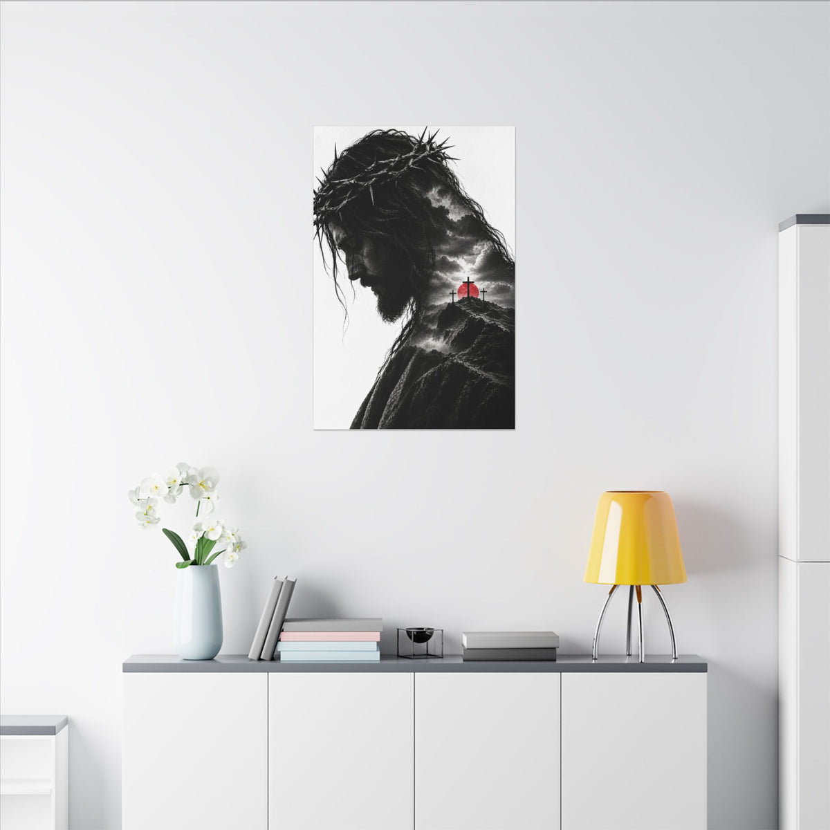 Three Crosses - Christian Wall Art | Canvas