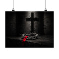 Crown and Shadow - Crown of Thorns Wall Art | Matte Poster (Landscape)