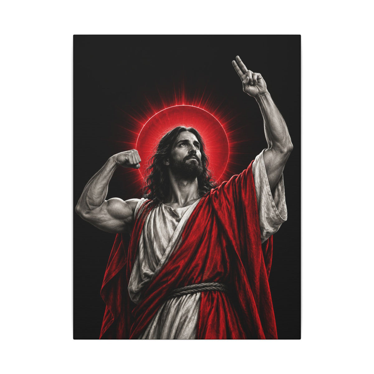 Faith and Iron - Gym Wall Art | Canvas