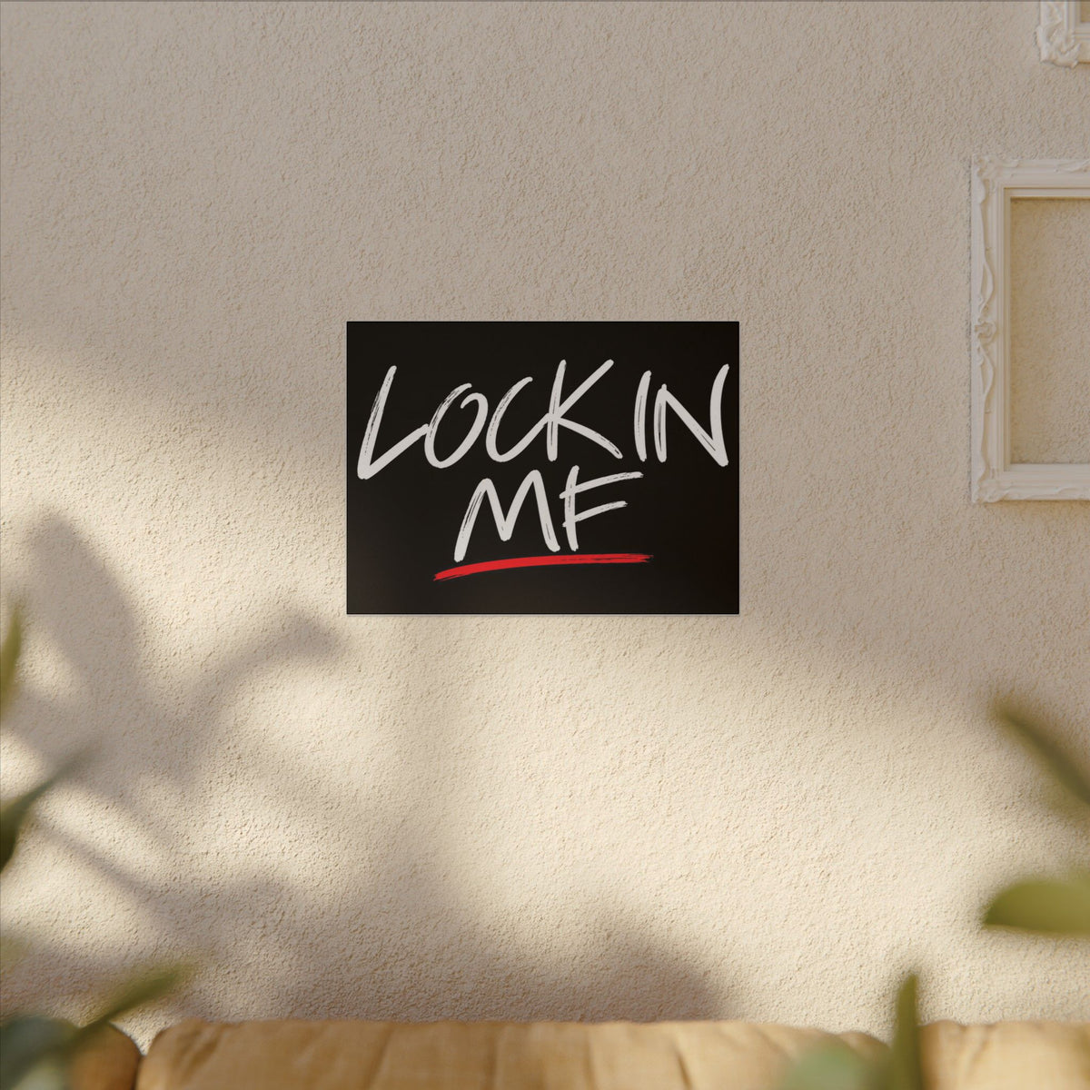Lock In - Motivational Wall Art | Canvas (Landscape)