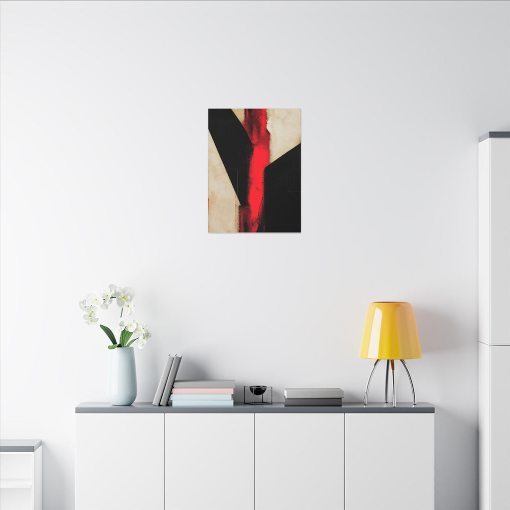 Controlled Fire - Red Wall Decor | Canvas