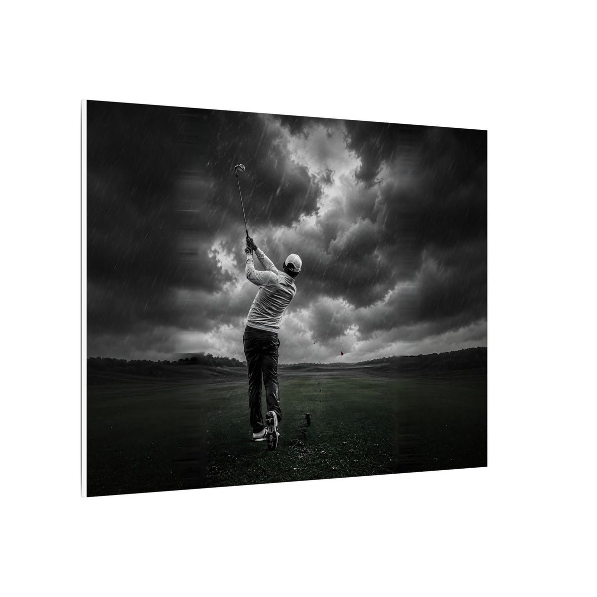 Storm Round - Golf Wall Art | Canvas (Landscape)