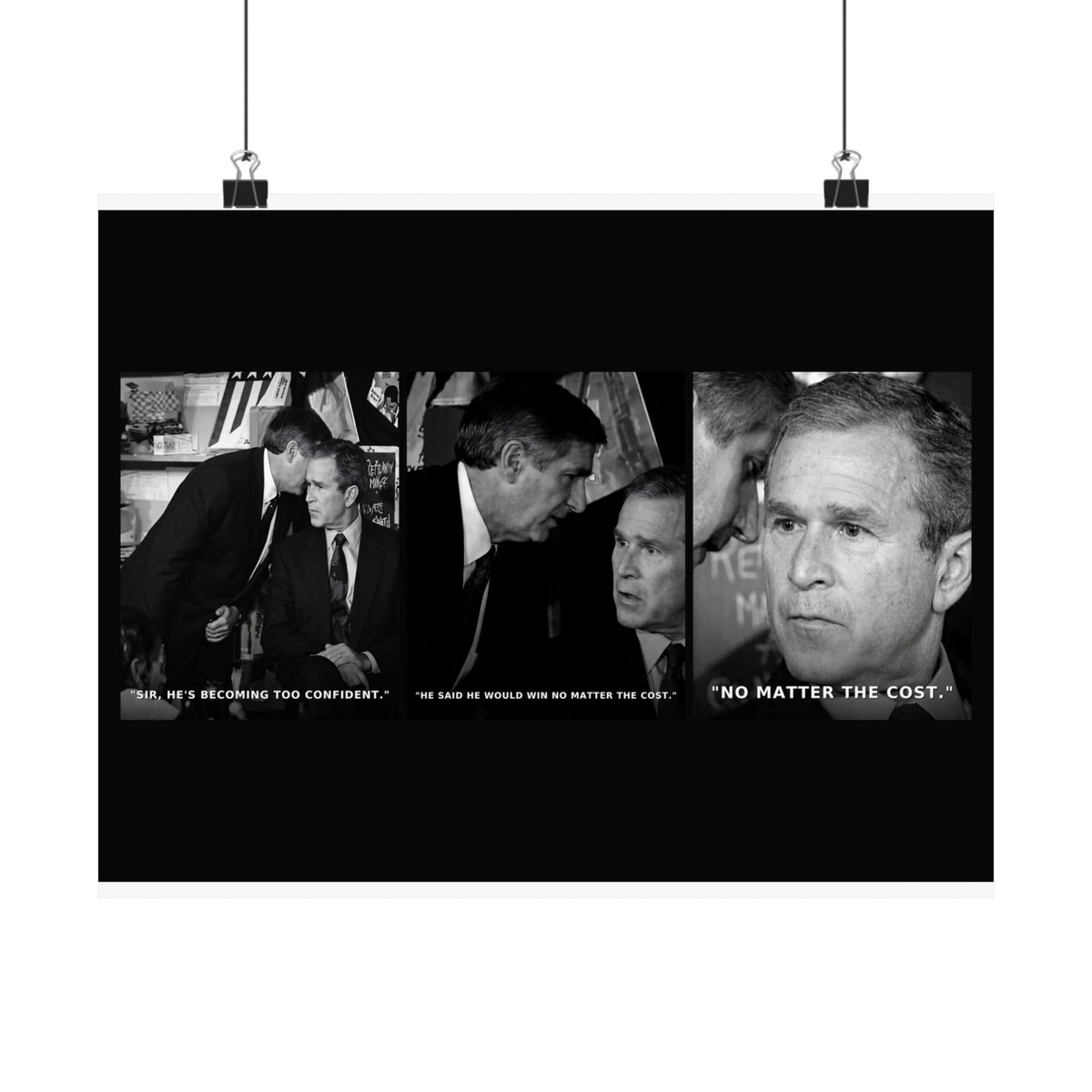 No Matter the Cost - Motivational Wall Art | Matte Poster (Landscape)