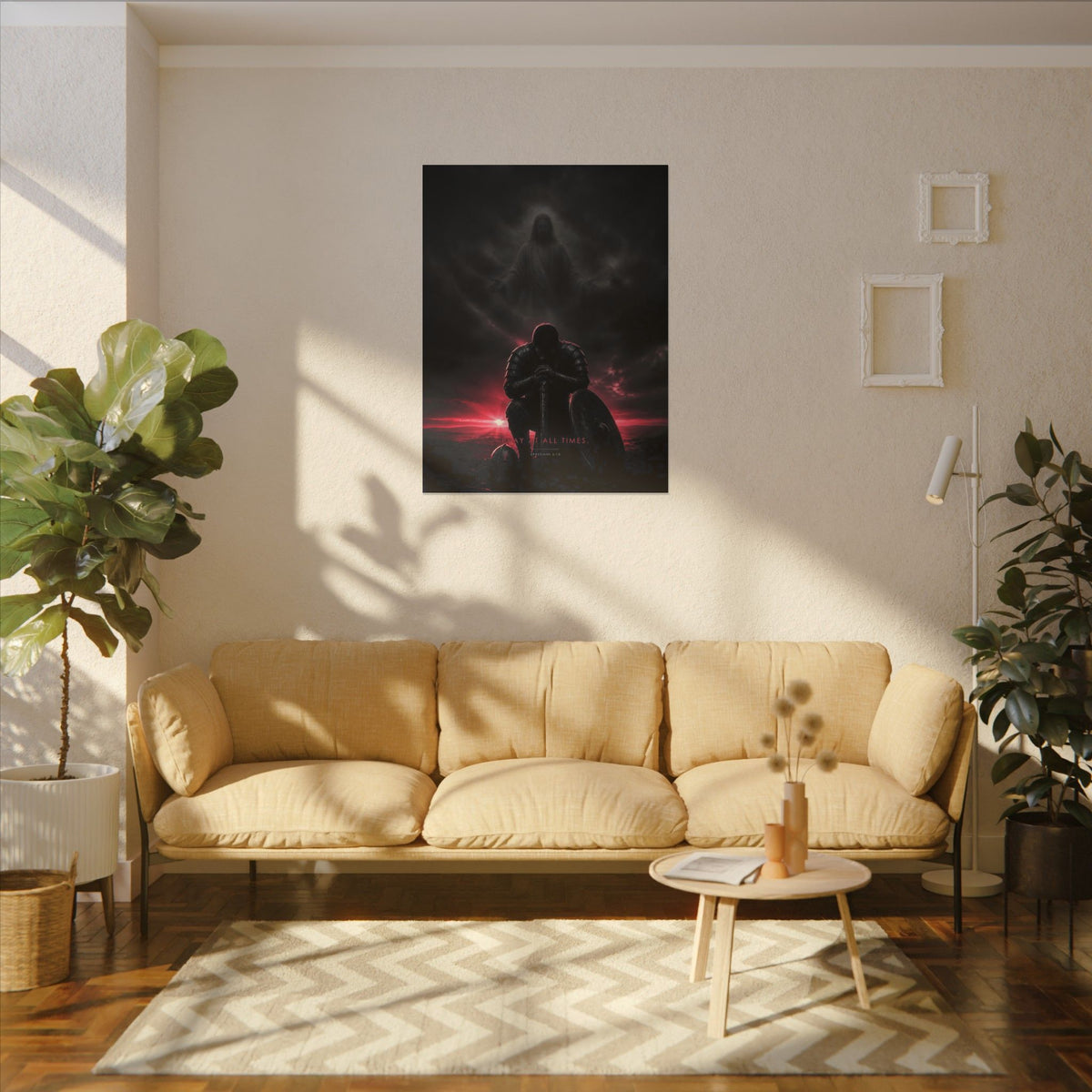 Pray, Then Stand - Armor of God Wall Art | Canvas