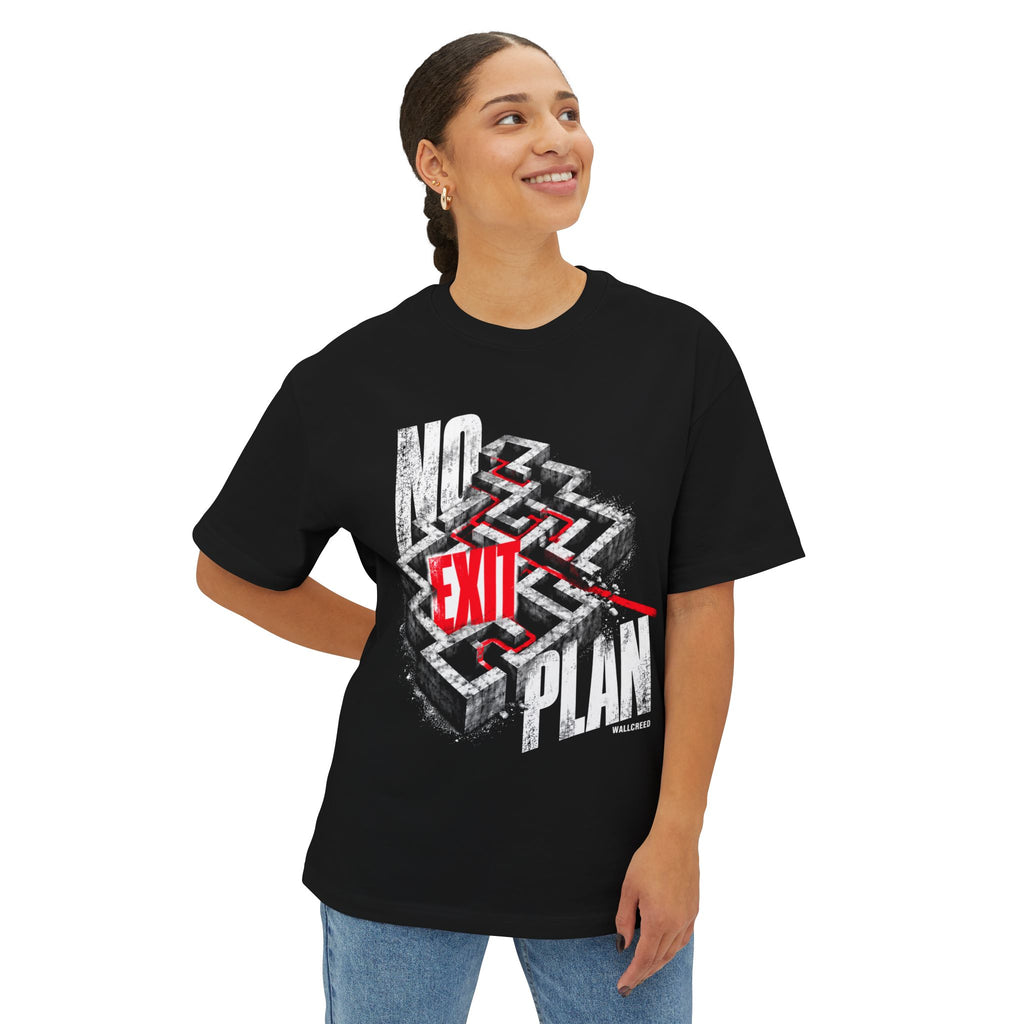 No Exit Plan | Heavyweight Tee (Front + Back)
