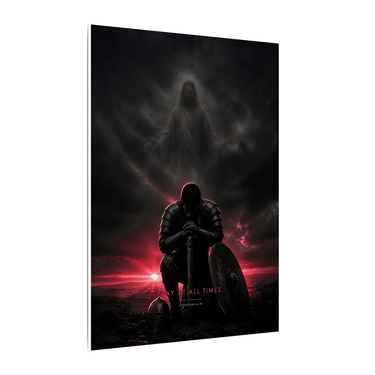 Pray, Then Stand - Armor of God Wall Art | Canvas