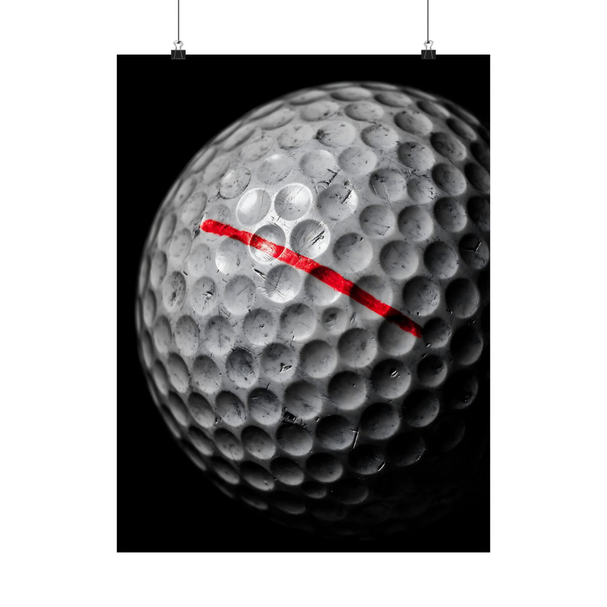 Still in Play - Golf Artwork | Matte Poster