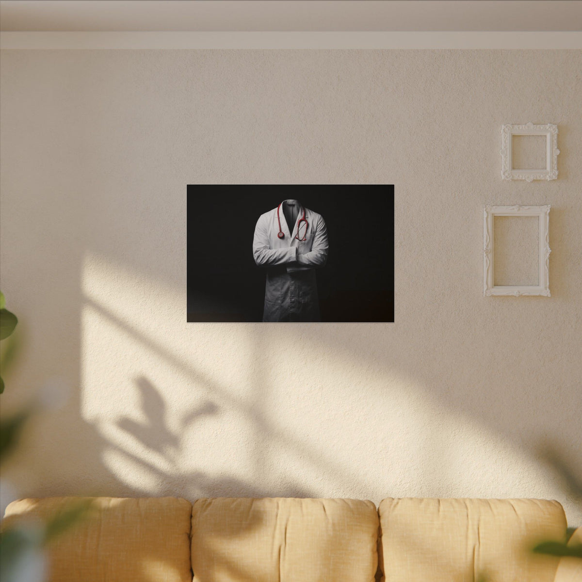 The White Coat - Doctor's Office Wall Art | Canvas (Landscape)