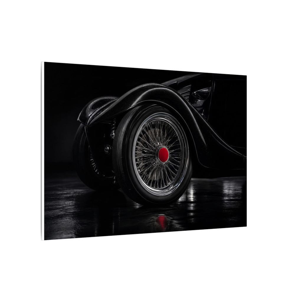 Spoke and Steel - Classic Car Wall Art | Canvas (Landscape)