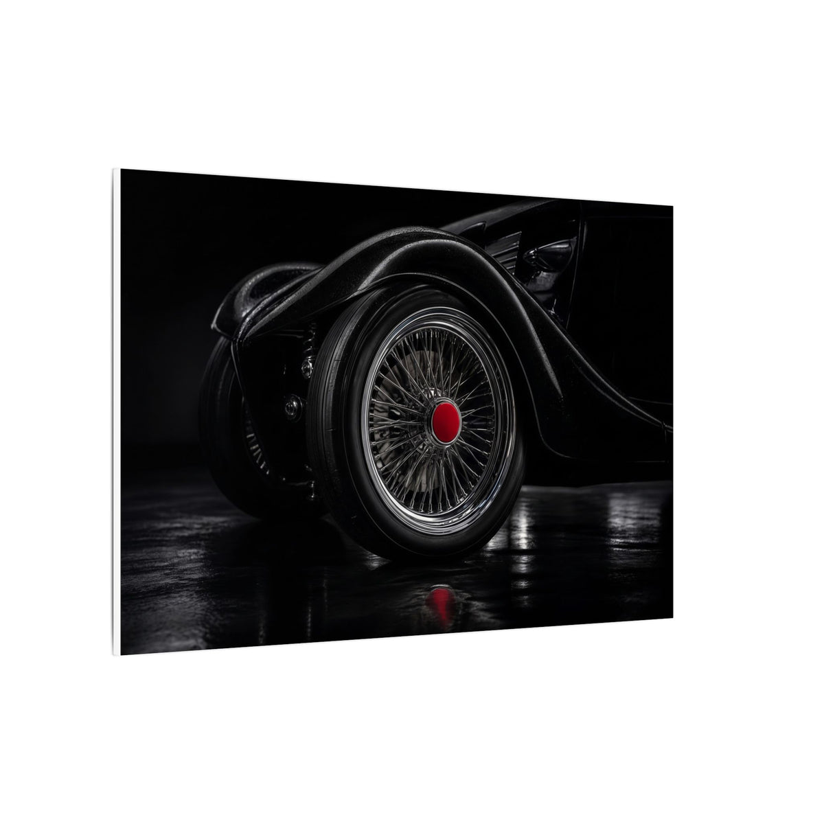Spoke and Steel - Classic Car Wall Art | Canvas (Landscape)