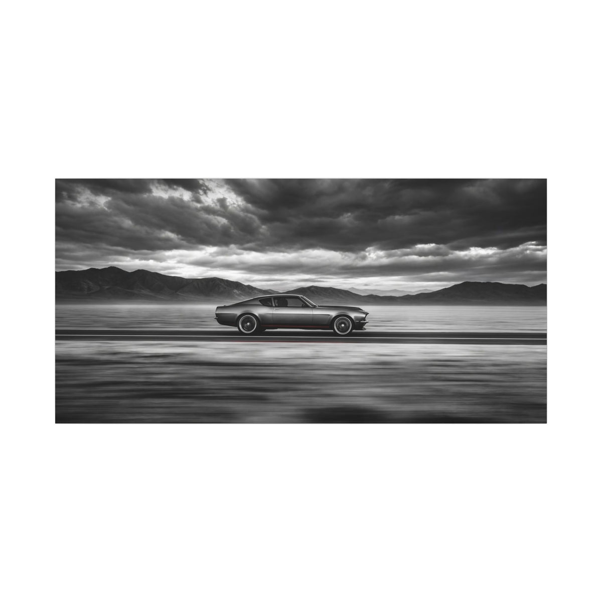 Open Road Velocity - Racing Wall Art | Canvas (Panoramic)