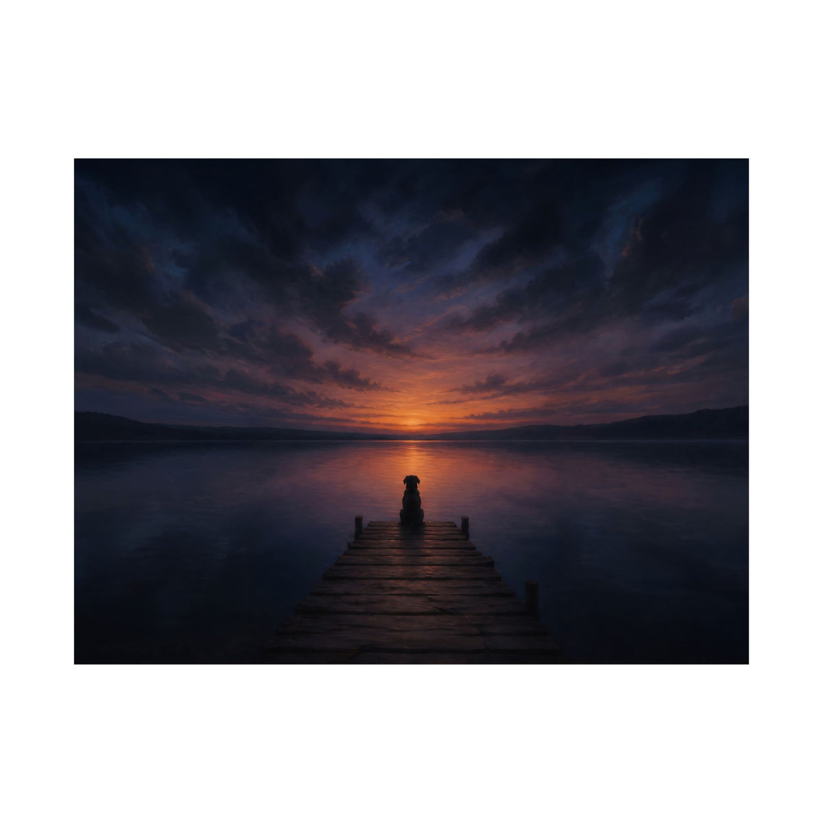 The Wait - Bedroom Wall Art | Matte Poster (Landscape)