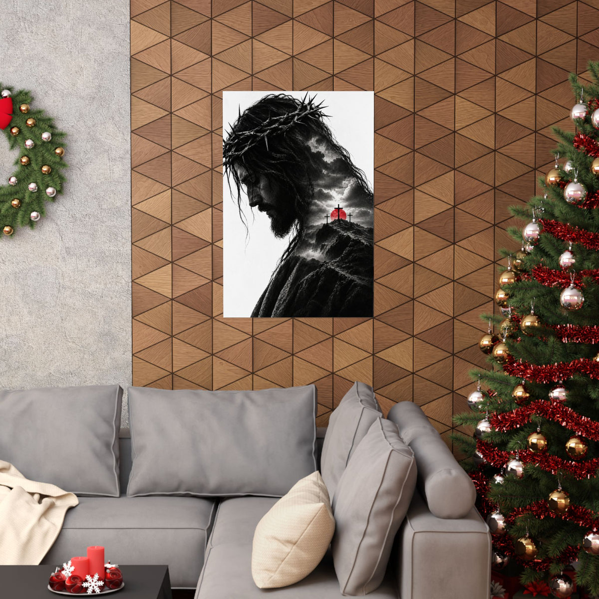 Three Crosses - Christian Wall Art | Matte Poster