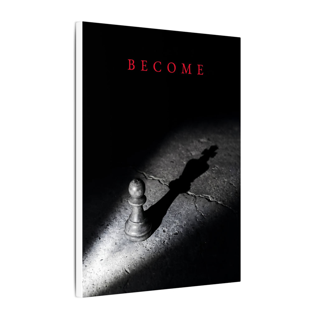 Become - Chess King Shadow Wall Art | Canvas