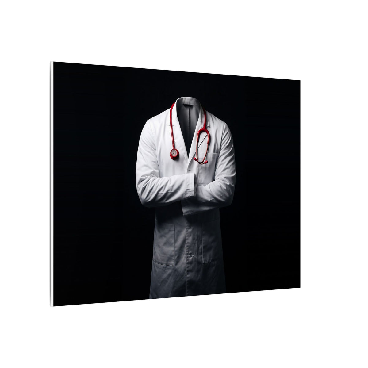 The White Coat - Doctor's Office Wall Art | Canvas (Landscape)
