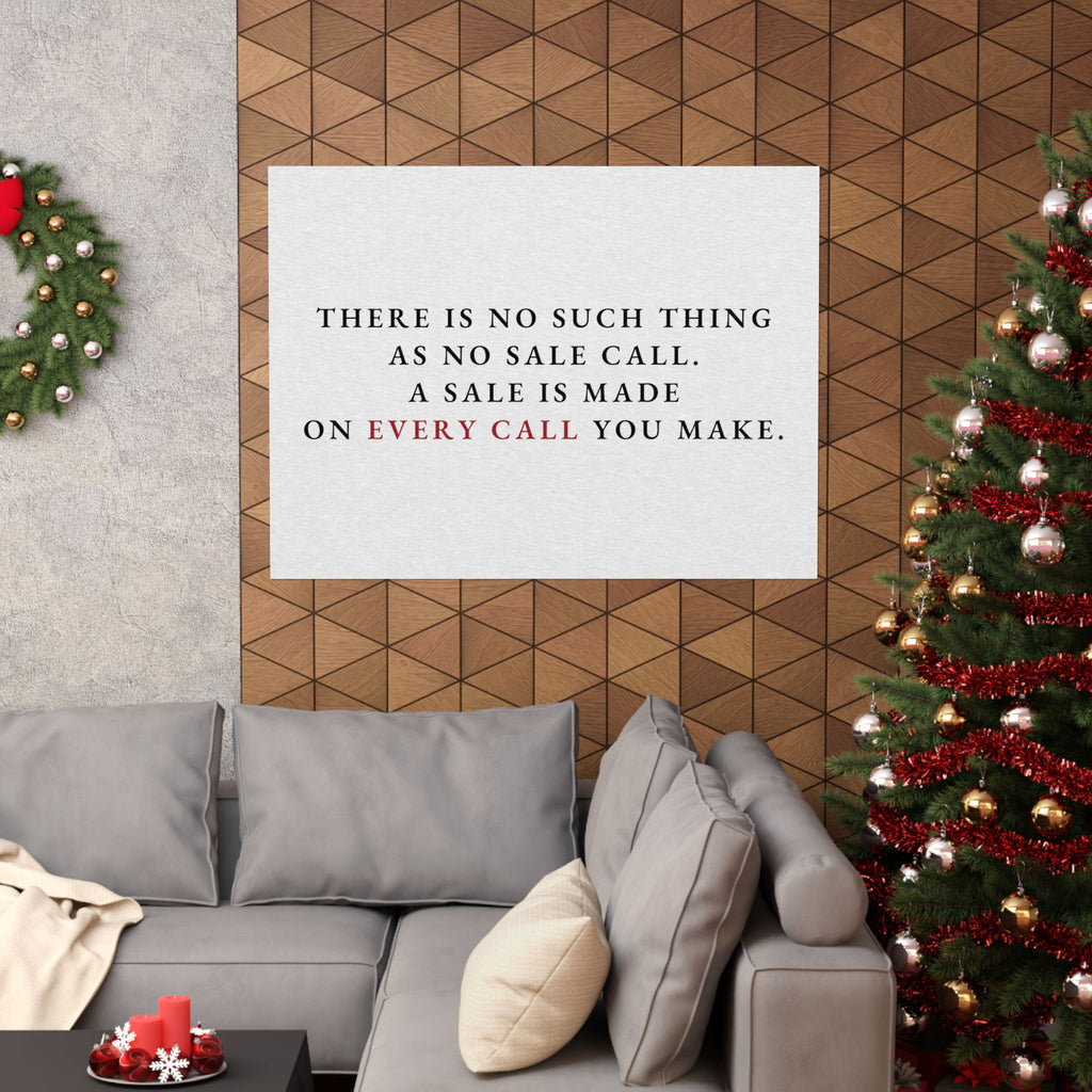 A Sale on Every Call - Office Wall Art Quotes | Matte Poster (Landscape)