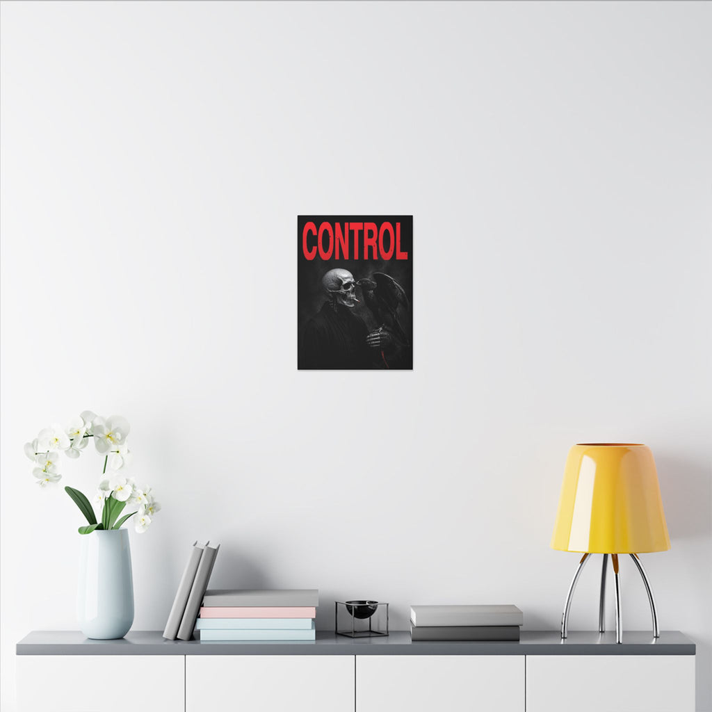 Control - Gothic Raven Artwork | Canvas