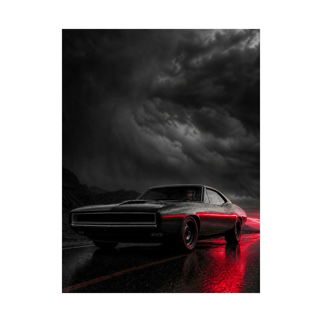 Desert Muscle - Muscle Car Wall Art | Matte Poster