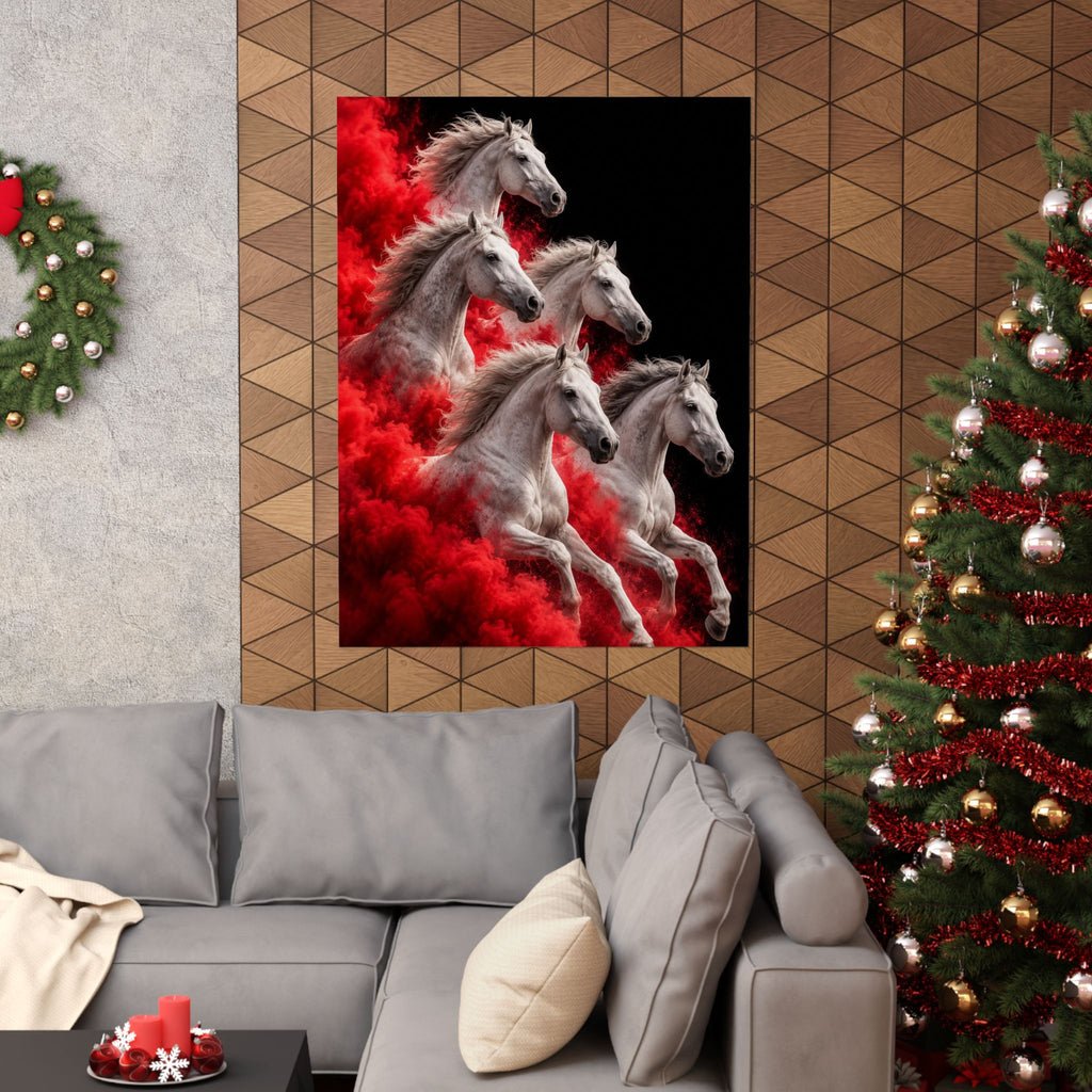 Stampede - Horse Wall Art | Matte Poster
