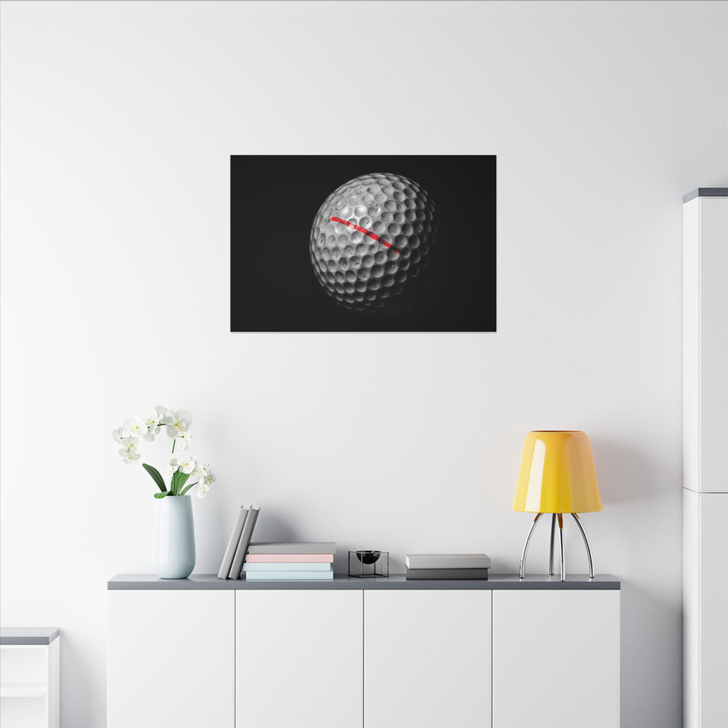 Still in Play - Golf Artwork | Canvas (Landscape)