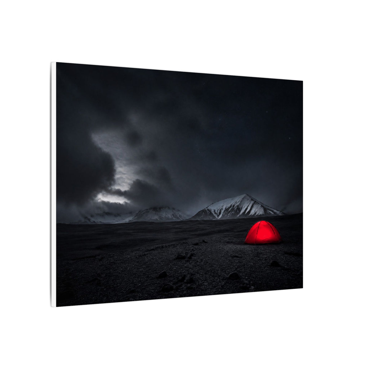 Red Tent - Wall Art Above Bed | Canvas (Landscape)