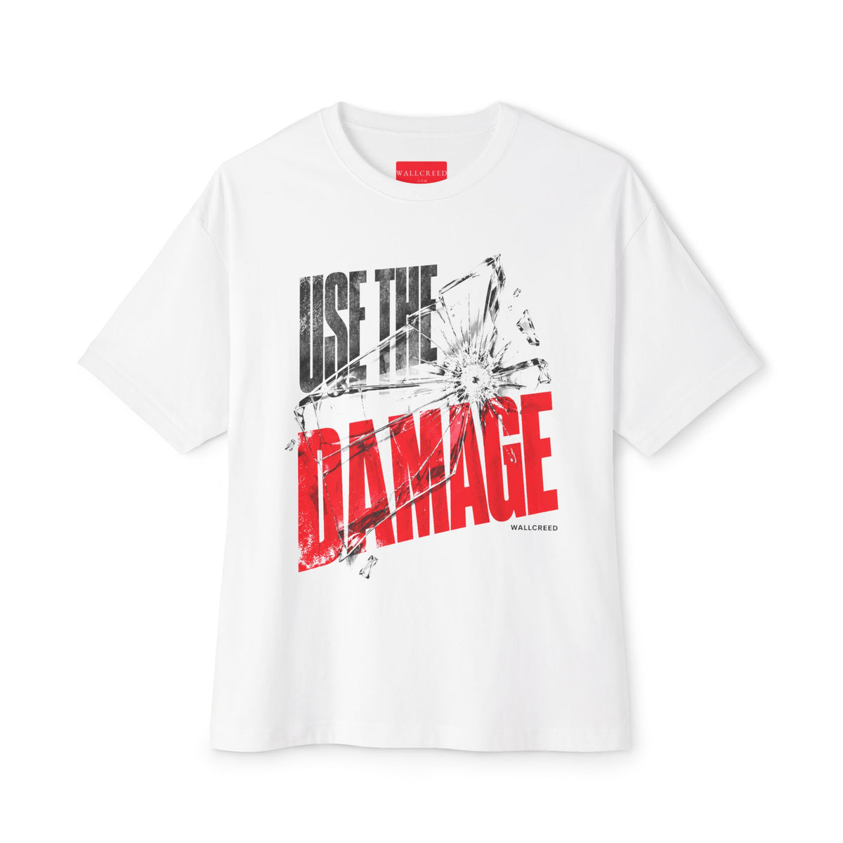Use the Damage | Heavyweight Tee (Front + Back)