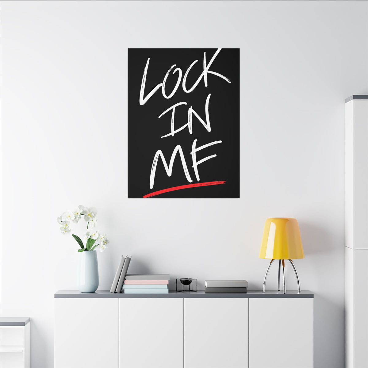 Lock In - Motivational Wall Art | Canvas