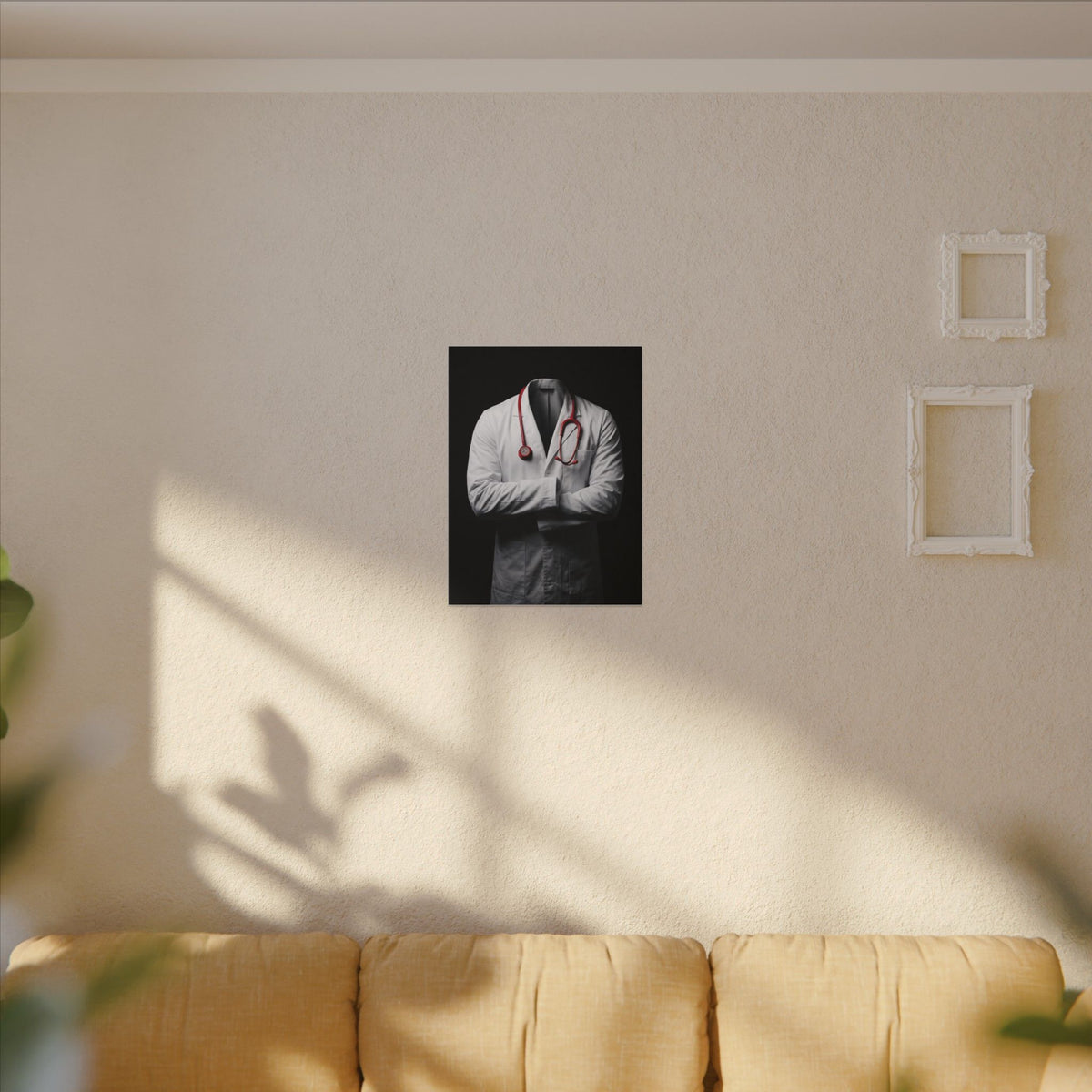 The White Coat - Doctor's Office Wall Art | Canvas
