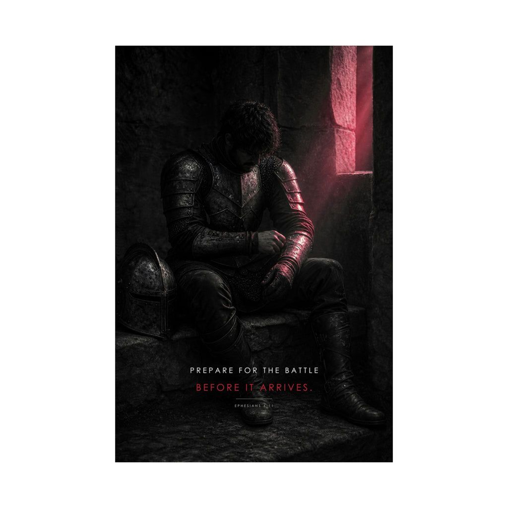 Before the Battle - Armor of God Wall Art | Matte Poster