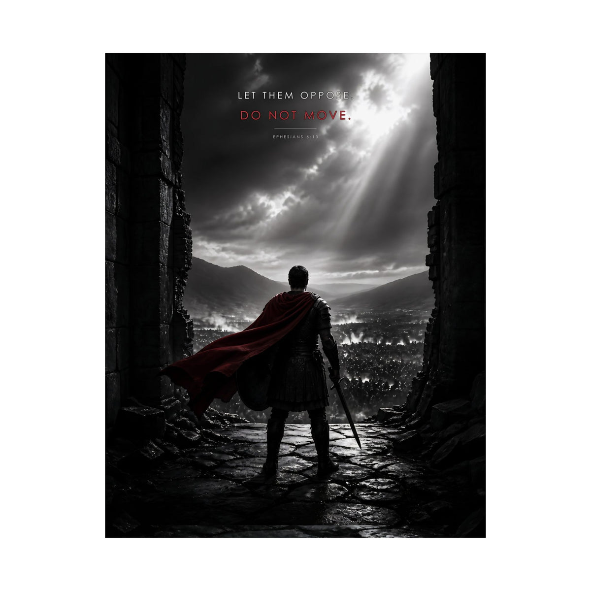 Stand Firm - Armor of God Wall Art | Matte Poster